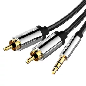 Vention jack 3.5 - 2db RCA sztereó audio kábel 3m (BCFBI)