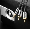 Vention jack 3.5 - 2db RCA sztereó audio kábel 3m (BCFBI)