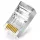RJ45 FTP Cat6 csatlakozó dugó, 1db