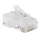RJ45 UTP Cat5e csatlakozó dugó tömör kábelhez, 1db