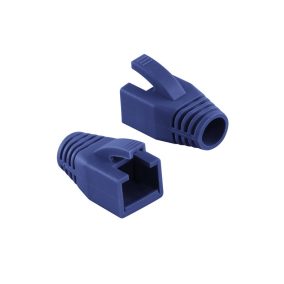   UTP RJ45 Cat6 Feszültségmentesítő Törésgátló, kék 1db