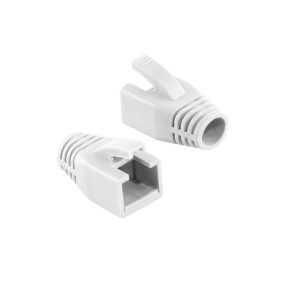   UTP RJ45 Cat6 Feszültségmentesítő Törésgátló, fehér 1db