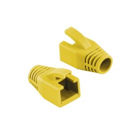   UTP RJ45 Cat6 Feszültségmentesítő Törésgátló, sárga 1db