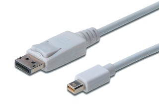 Digitus Displayport 1.1 - mini DP kábel 1m (AK-340102-010-W)