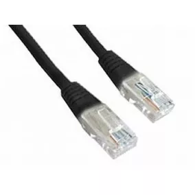 Gembird UTP CAT5e patch kábel 1m, fekete (PP12-1M/BK)