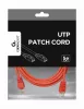 Gembird UTP CAT5e patch kábel 3m, piros (PP12-3M/R)