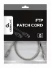 Gembird FTP Cat6 hálózati patch kábel 1m, szürke (PP6-1M)