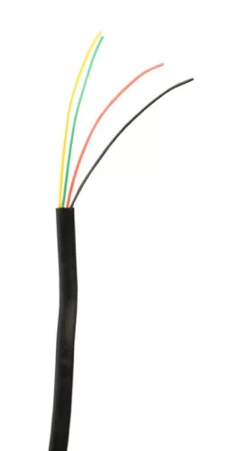 Gembird lapos, sodrott telefonkábel, 100m, fekete (TC1000S-100M-B)