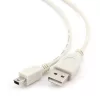 Gembird USB 2.0 AM - mini kábel 1.8m, szürke (CC-USB2-AM5P-6)