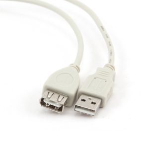   Gembird USB 2.0 hosszabbító kábel 0.75m szürke (CC-USB2-AMAF-75CM/300)