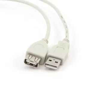   Gembird USB 2.0 hosszabbító kábel 0.75m szürke (CC-USB2-AMAF-75CM/300)
