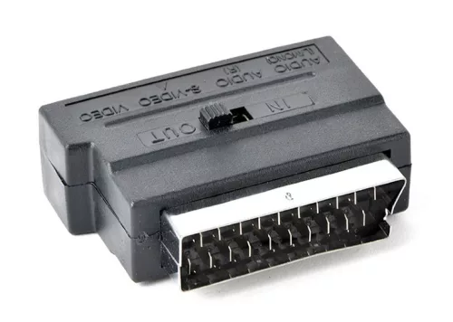 Gembird SCART dugó - 3x RCA aljzat adapter (CCV-4415)