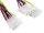 Gembird Y Molex tápelosztó (CC-PSU-1)