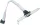 Gembird DB9M - COM 9PIN csatlakozó aljzat, 25cm (CCDB9RECEPTACLE)