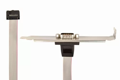 Gembird DB9M - COM 9PIN csatlakozó aljzat, 25cm (CCDB9RECEPTACLE)