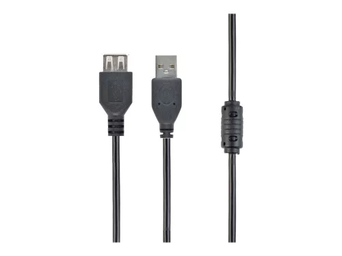 Gembird USB hosszabbító kábel 1.8m ferritmagos (CCF-USB2-AMAF-6)