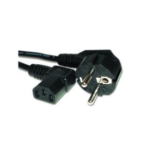   Gembird hálózati PC tápkábel, 90 fokos csatlakozó, 1.8m (PC-186A-VDE)