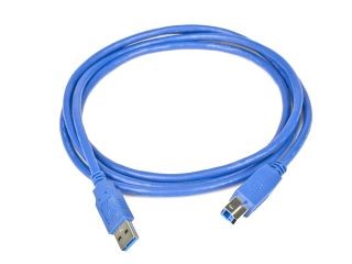 Gembird kábel USB 3.0 AM-BM 1.8m, kék (CCP-USB3-AMBM-6)