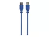 Gembird kábel USB 3.0 AM-AF hosszabbító kábel 1.8m (CCP-USB3-AMAF-6)