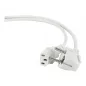   Gembird hálózati PC tápkábel VDE 1.8m fehér (PC-186W-VDE)
