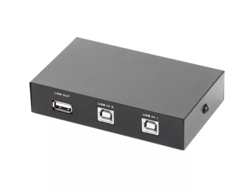 Gembird USB kézi átkapcsoló 2 készülék számára (DSU-21)