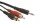 Gembird 3.5" Jack - 2x RCA átalakító kábel 1.5m (CCA-458)