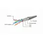 Gembird FTP CAT5e hálózati patch kábel, 1.5m, szürke (PP22-1.5M)