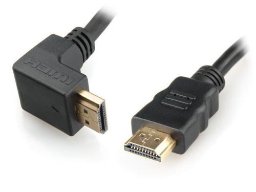 Gembird HDMI könyök kábel 1.8m aranyozott (CC-HDMI490-6)