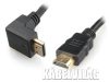 Gembird HDMI könyök kábel 3m aranyozott (CC-HDMI490-10)