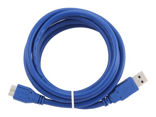Gembird USB 3.0 A dugó - Micro B dugó kábel 3m, kék (CCP-MUSB3-AMBM-10)