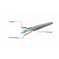 Gembird UTP CAT5e patch kábel 1m, narancssárga (PP12-1M/O)