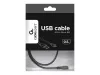 Gembird Micro USB kábel 0.5m (CCP-MUSB2-AMBM-0.5M)