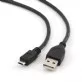Gembird micro USB kábel 0.3m (CCP-MUSB2-AMBM-0.3M)