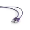 Gembird UTP CAT5e RJ45 patch kábel, 0.5m, ibolya (PP12-0.5M/V)