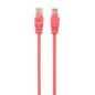 Gembird UTP CAT5e RJ45 patch kábel, 2m, rózsaszín (PP12-2M/RO)