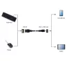 Gembird mini USB B apa - USB A anya 2.0 OTG kábel 15cm (A-OTG-AFBM-002)