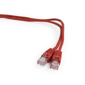 Gembird UTP CAT5e patch kábel 0.25m, piros (PP12-0.25M/R)