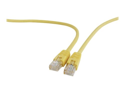 Gembird UTP CAT5e patch kábel 0.25m, sárga (PP12-0.25M/Y)