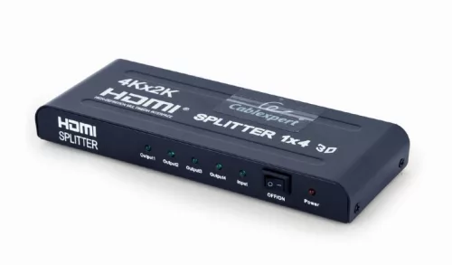 Gembird 4 portos HDMI elosztó szétosztó 3D támogatás (DSP-4PH4-02)
