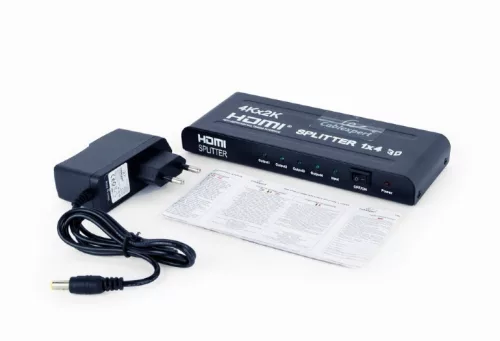 Gembird 4 portos HDMI elosztó szétosztó 3D támogatás (DSP-4PH4-02)