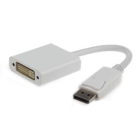   Gembird Displayport 1.1 apa - DVI-D anya adapter, fehér (A-DPM-DVIF-002-W)