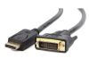 Gembird Displayport 1.1 - DVI-D 24+1 kábel 1.8m (CC-DPM-DVIM-6)