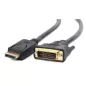   Gembird Displayport 1.1 - DVI-D 24+1 kábel 1.8m (CC-DPM-DVIM-6)