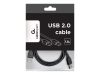 Gembird USB 2.0 AM-AM kábel 1.8m (CCP-USB2-AMAM-6)
