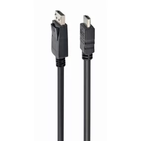 Gembird Displayport 1.1 - HDMI kábel 3m (CC-DP-HDMI-3M)