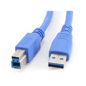 Gembird Cable USB 3.0 AM-BM 0.5m, kék (CCP-USB3-AMBM-0.5M)