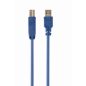 Gembird Cable USB 3.0 AM-BM 0.5m, kék (CCP-USB3-AMBM-0.5M)