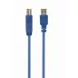 Gembird Cable USB 3.0 AM-BM 0.5m, kék (CCP-USB3-AMBM-0.5M)