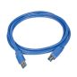 Gembird Cable USB 3.0 AM-BM 0.5m, kék (CCP-USB3-AMBM-0.5M)