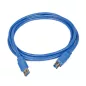 Gembird Cable USB 3.0 AM-BM 0.5m, kék (CCP-USB3-AMBM-0.5M)